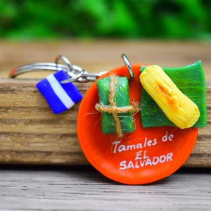Salvadoran Tamales keychain-Handcrafted Taste of El Salvador Artisanal Tamales keychain - Perfect Gift Inspired by Salvadoran Culture-503