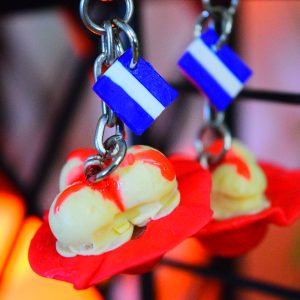 Artisanal Salvadoran Cart Sorbet Keychain
