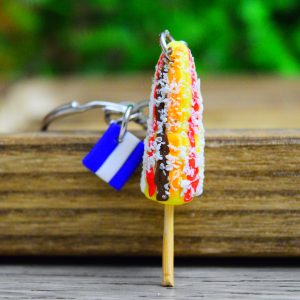 Salvadoran crazy corn keychain